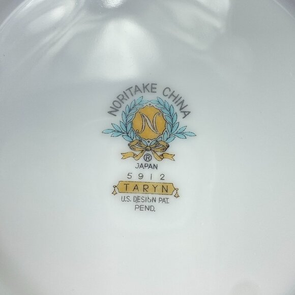 Vintage Noritake China Taryn Coupe Soup Bowls 7 3/8" Set Of 4 - Picture 5 of 10